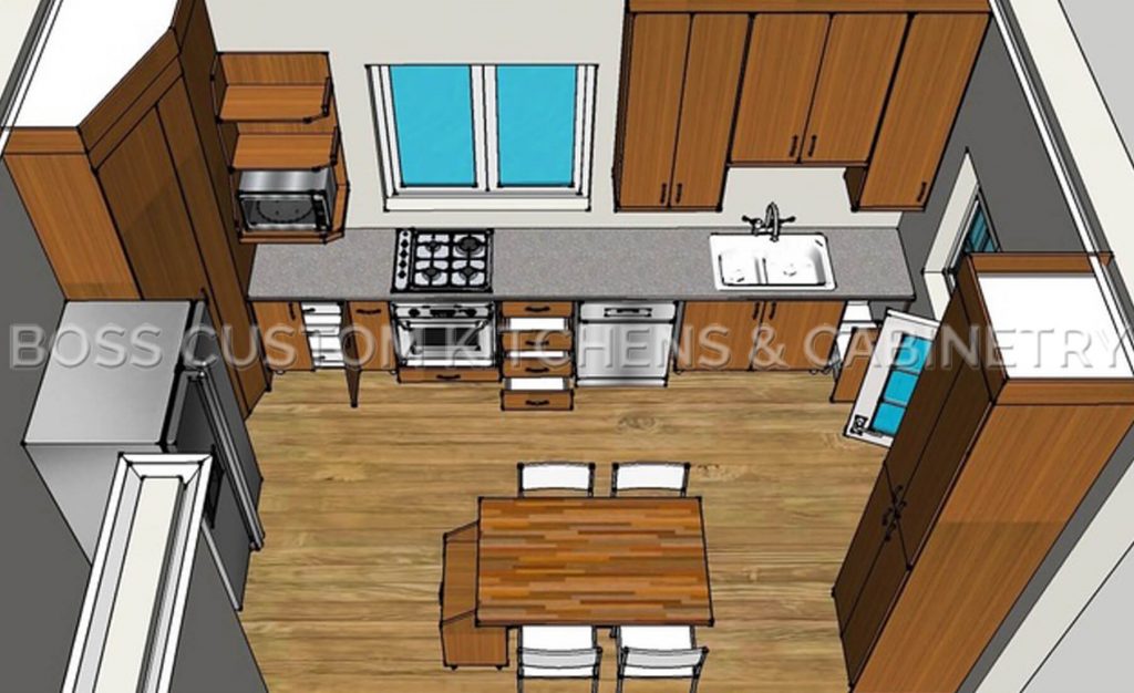 Forest Town kitchen design drawings