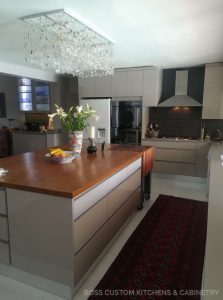 Custom kitchen work example