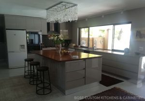 Custom kitchen work example