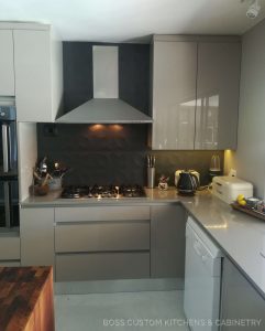 Custom kitchen work example