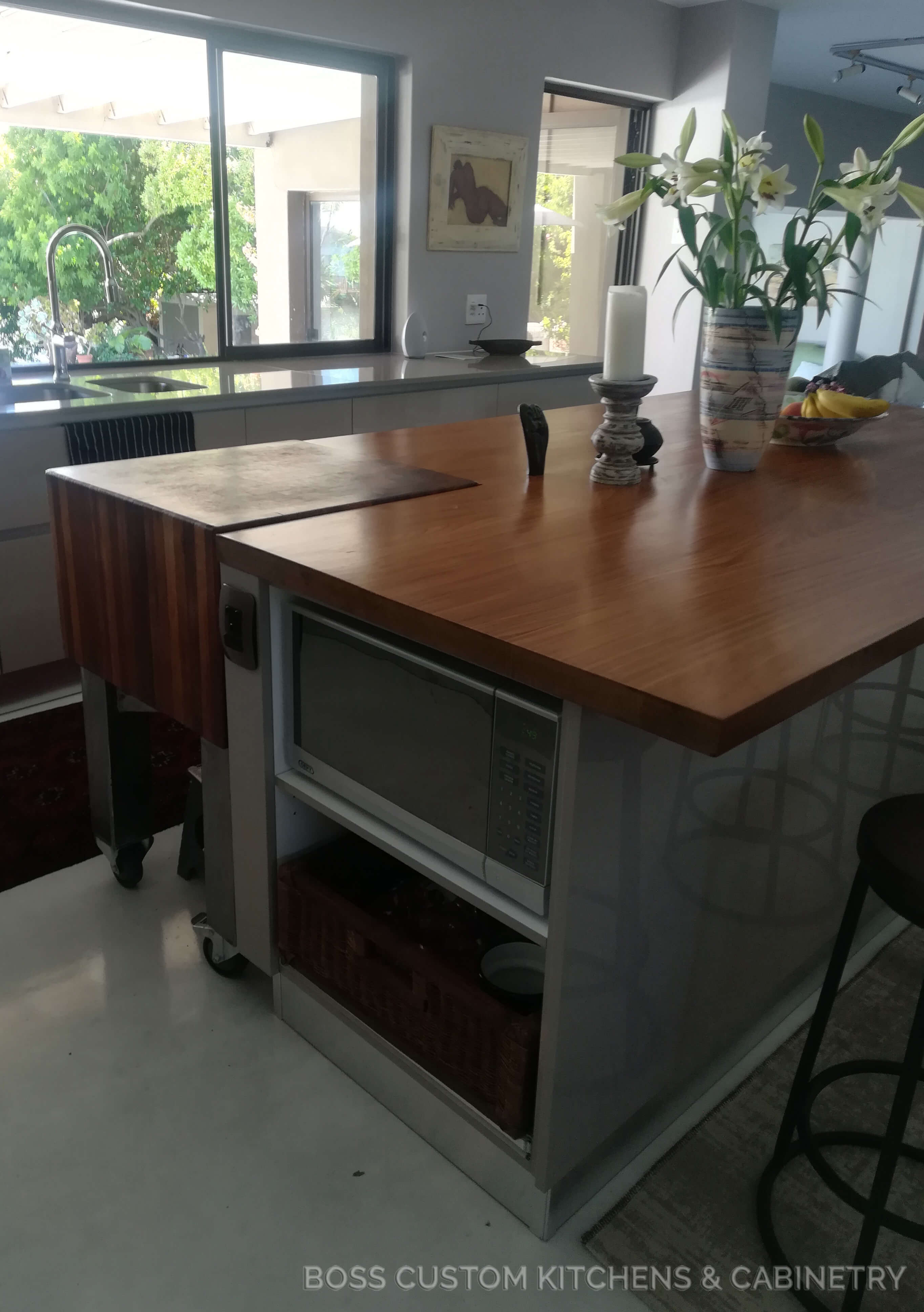 Custom kitchen work example