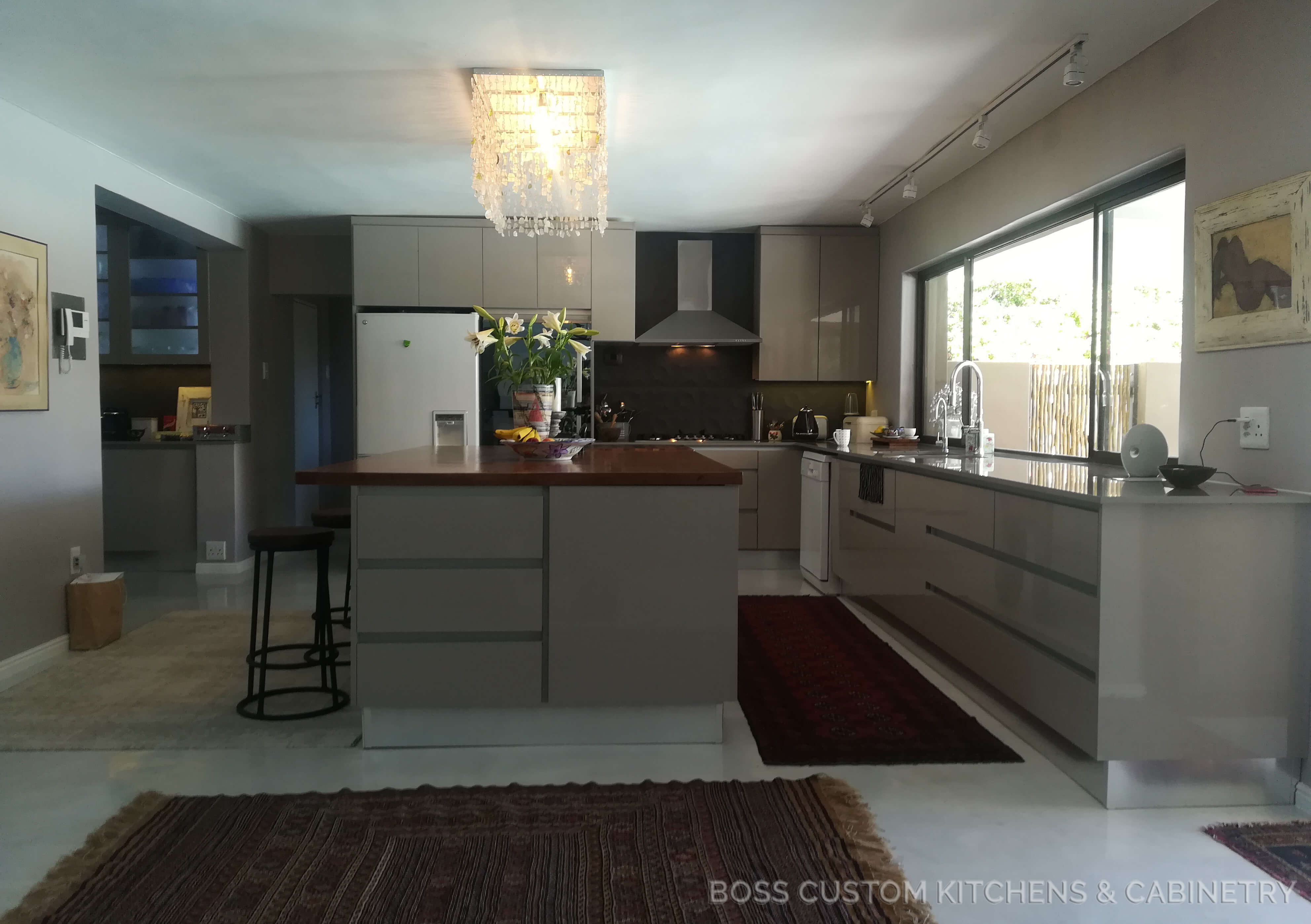 Custom kitchen work example