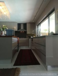 Custom kitchen work example