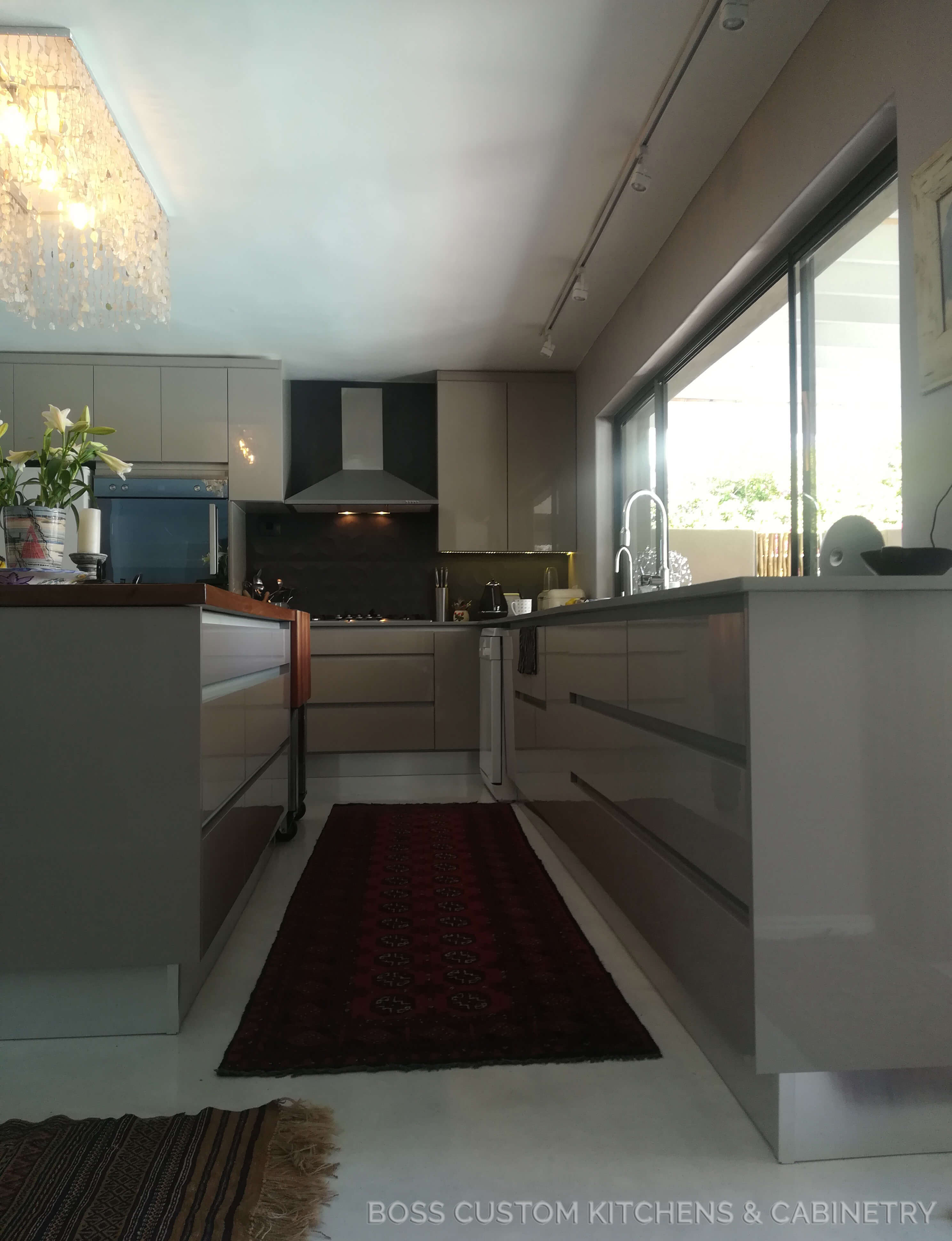 Custom kitchen work example