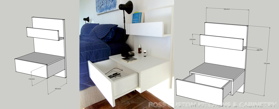 Floating shelf + design